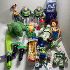 ★お値下げ！ トイストーリー グッズ まとめ 28点 まとめ商品 ぬいぐるみ、あるいておしゃべり！ ダッキー＆バニー、ザークフィギュア、おもちゃ、リストウォッチ など