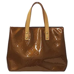 ルイ・ヴィトン LOUIS VUITTON バッグ モノグラム ヴェルニ レディース ブランド ハンドバッグ リード PM ブロンズ M91146 ブラウン ミニバッグ おしゃれ 【中古】