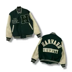 Harvard University スタジャン ダークグリーン - メルカリ