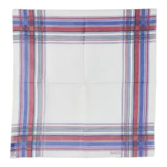 グッチ スカーフ ハンカチ ホワイト マルチカラー コットン レディース GUCCI【1-0201733】のサムネイル