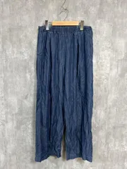 URBAN RESEARCH DOORS アーバンリサーチドアーズ リヨセルデニム ワイド イージー パンツ sizeF/青 ■◆ メンズ