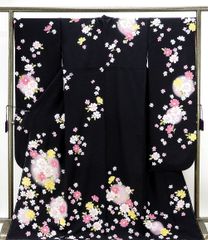 FN12212y 着物 振袖 正絹 花柄 172〜182cm - メルカリ