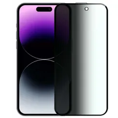 iPhone15 フィルム アイフォン15  覗き見防止 保護 ガラス フィルム 【Color】 15