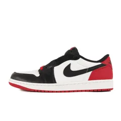 NIKE ナイキ サイズ:27.5CM AIR JORDAN 1 LOW OG BLACK TOE / つま黒 (CZ0790-106) エアジョーダン1 ロー ブラック トゥ ホワイト ブラック バーシティレッド US9.5 ローカット スニーカー