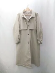 ◇ ⊇◎●未使用● Alma Design アルマデザイン 長袖 ロングコート サイズM ベージュ レディース E  【1503060048955】