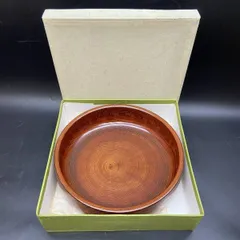 E302 菓子鉢 菓子器 うるし 漆 天然木 お茶道具・菓子皿　茶器 レトロ ヴィンテージ 日本製　漆塗り　うるし塗り