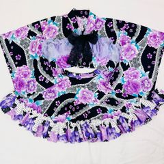 【浴衣リメイク】地雷系ふりふり着物セットkimono