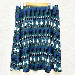 #anc  タルボット Talbots スカート XL 緑系 マルチ 総柄 大きいサイズ レディース [876423]のサムネイル