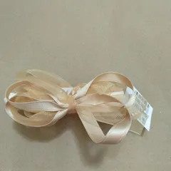 ●【訳あり】バナナクリップ リボンモチーフ ヘアアクセサリー ヘアクリップ シンプル  上品 かわいい 大人 おしゃれ エレガント 髪飾り