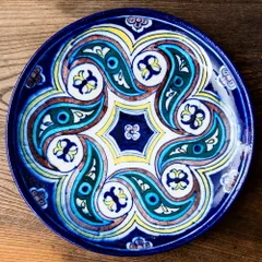 イラン19世紀 ペルシャ 陶板タイル飾り イスラム陶器 ヨーロッパ アンティーク イラン19世紀 ペルシャ 陶板タイル飾り イスラム陶器 ヨーロッパ