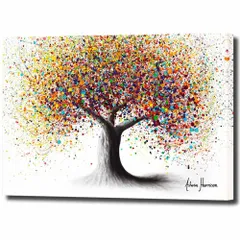 【特価セール】アートパネル 木 植物 W70cm H50cm アートフレーム 絵画 キャンバス 額付き ウォールアート ポップアート モダンアート 壁掛け インテリア 装飾