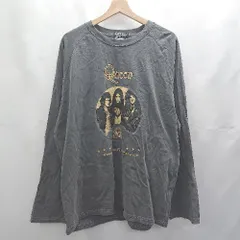 ◇ Θ EMMA CLOTHES エマ クローズ Queen 長袖 ロンＴ カットソー サイズ L グレー系 メンズ E  【1502030047400】