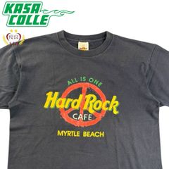 【Hard Rock CAFE(ハードロックカフェ)】ヴィンテージTシャツ ネイビー made in USA（L）★KJ・NM着用