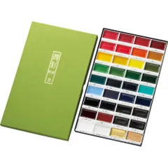 【在庫セール】呉竹 絵具 顔彩 絵てがみ 絵具 顔彩耽美 MC20/36V 36色セット