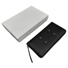 Maison Margiela メゾンマルジェラ 4ステッチレザーラウンドジップファスナーロングウォレット 長財布 定価111,100 未使用