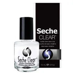 ネイル セシェ Seche クリアベースコート 14ml clear base ベース ベースコート クリア ポリッシュ マニキュア セルフネイル ネイルグッズ セシェベース 新ボトル 新品 送料無料のサムネイル
