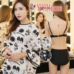 あす楽  水着 レディース ビキニ 3点セット ワンピース 2WAY ワイヤー入り バスト 盛れる 短パン 花柄 黒 白 体型カバー おしゃれ セクシー キュート 女の子 大人 かわいい  洋服風 M 9号 L 11号 XL