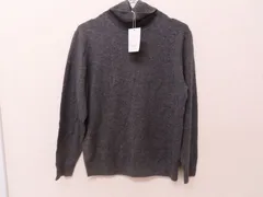 未使用タグ付き UNIQLO ユニクロ メンズ カシミヤ タートルネックセーター 351-460944 チャコールグレー系 Sサイズ