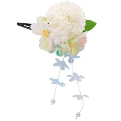 【人気商品】花 女の子 袴 着物 飾り 振袖 髪 和装 卒業式 成人式 結婚式 髪留め 七五三 子供 浴衣 和風 高級造花 髪飾り ヘアアクセサリー 3タイプ [OTAKUMARKET] 3カラー