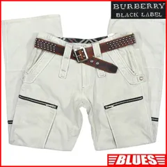 BURBERRY BLACK LABE 廃盤 バーバリーブラックレーベル カーゴパンツ W31 ノバチェック メンズ ブッシュパンツ 79 白 コーデュロイパンツ バーバリー_ウエスト78cmから82cm一覧←SEULB屋着古← TY4033