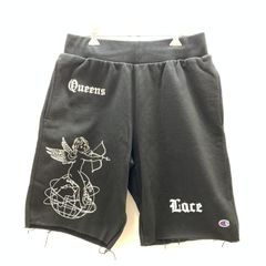 【中古】INNOCNCE championボディ ハーフパンツ 黒 L　イノセンス　[92]