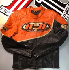 ⭐️90s⭐️HARLEY DAVIDSON ワッペン　刺繍　ナイロン切替　スレ harleypatch001-5.jpg