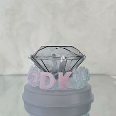 SEVENTEEN セブチ デコ カラット棒 ホイップ DK ドギョム ローセレ ラメ バラ 蝶 ピンク 水色　carat棒