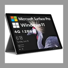 【第七世代Core i5-7300U】Microsoft Surface Pro SSD128GB メモリ4GB 12.3型 高解像度：2736x1824 MSoffice2021 Windows11 無線 BT USB3.0　中古 タブレットパソコン