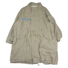 VISVIM ビズビム 20ss 0120105013007 SIX-FIVE FISHTAIL SANTOME フィッシュテール ストライプ コート ベージュ系 2【中古】のサムネイル