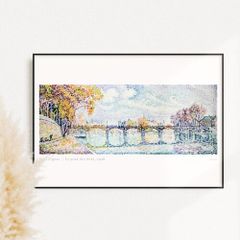 【A3】アートポスター ポール・シニャック Le pont des Arts AP132 名画 絵画 インテリア モダン おしゃれ BROOMIN