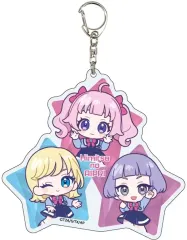 【中古】キーホルダー 03.ひまり＆みつき＆チィ(制服ver.) ミニキャライラスト デカアクリルキーホルダー 「ひみつのアイプリ」