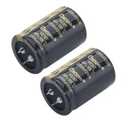 新品 PENGLIN 2個 スナップイン電解コンデンサ 250V 2200UF 35x50mm 電解コンデンサ 2ピンはんだ、長寿命、高安定性