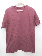 ◇ Θ Champion チャンピオン シンプル　無地 半袖 Tシャツ　カットソー サイズL レッド メンズ P  【1411070000088】