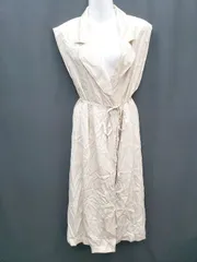 ◇ ◎ apart by lowrys アパートバイローリーズ ロング ベスト コート サイズF ベージュ レディース P  【1403180006111】