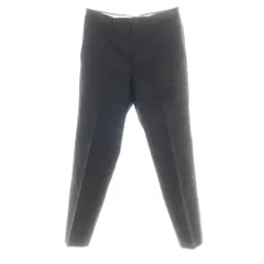 【中古】コムデギャルソン オムドゥ COMME des GARCONS HOMME DEUX ウール チェック ドレススラックスパンツ ダークグレー【サイズM】【メンズ】