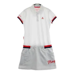 サイズ：S LE COQ GOLF ルコックゴルフ  半袖ワンピース  ホワイト系 [240101418869] ゴルフウェア レディース ストスト