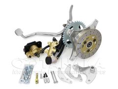 ドラムブレーキリアブレーキディスク化キット YBR125 GN125 GB250