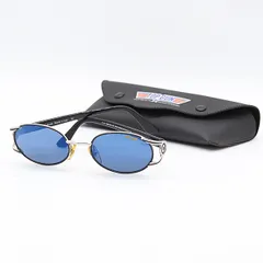 ケース付 トップガン ブラック/ブルー サングラス/メガネ 802 34 眼鏡 ブランド小物 2000000 NSK MST