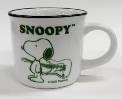 【中古】マグカップ・湯のみ スヌーピー(グリーン) ゆったりマグカップ 「PEANUTS(SNOOPY)」