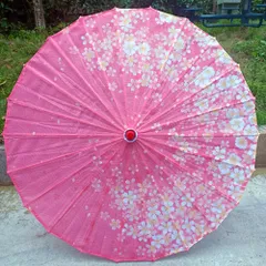 ☆ 桃色×小桜 ☆ 和傘 撮影用 和風 mmju9a 和傘 撮影用 和風 直径84cm 和柄 舞踊傘 唐傘 踊り傘 番傘 紙傘 長傘 和装 和 鮮やか コスプレ 写真 撮影 写真撮影 装飾 飾り こども 子ども 子供 レディース 演出 出かけ インテリア