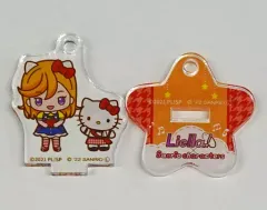 【中古】雑貨 澁谷かのん×ハローキティ 「ラブライブ!シリーズPremiumShop ラブライブ!スーパースター!! Liella!×サンリオキャラクターズ ミニアクリルスタンドキーホルダー」