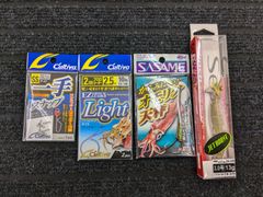 OWNER　カルティバ　EZショックリーダーライト　2.5号　一手スナップ　SS　シマノ　SHIMANO　クリンチ　ロングアピール　3.0号　ジェットブースト　ササメ　オモリグ天秤