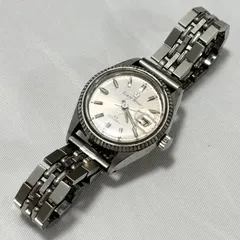 【送料無料】CITIZEN/シチズン/Date Star/デイトスター/25/デイト/シルバー/手巻き腕時計/動作品/稼働品/中古品