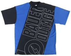 DeNAベイスターズ★バウアー　OUTAGE CATCH UP Tシャツ　ブルー DeNAベイスターズ☆バウアー OUTAGE CATCH UP Tシャツ ブルー