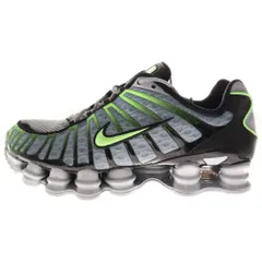 NIKE (ナイキ) SHOX TL ショックス ローカットスニーカー グレー/グリーン US9/27cm AV3595-005