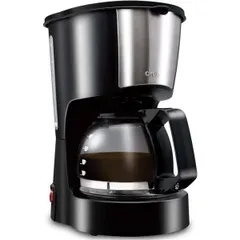 [送料込み]新ブラック ドリテック(dretec) コーヒーメーカー 自動 保温機能付き ガラスポット付き リラカフェ ブラック 紙フィルター不要 コンパクト CM-100ABKDI
