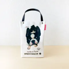 【ボストンテリア】ペットボトルホルダー／保冷🌟ラッピング対応プレゼントにも♪