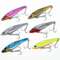 50mm 8ｇ メタルバイブ ６個セット 鉄板バイブ シーバスルアーセット