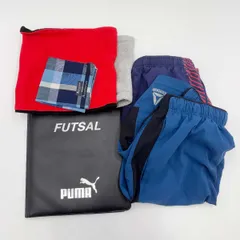 adidas プーマ ハーフパンツ ショーツ 他 ネックウォーマー 作戦ボード まとめ M メンズ サッカー フットサル スポーツウェア