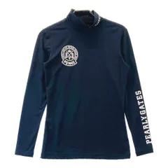 サイズ：0 PEARLY GATES パーリーゲイツ  ハイネック 長袖Tシャツ  ネイビー系 [240101352360]# ゴルフウェア レディース ストスト